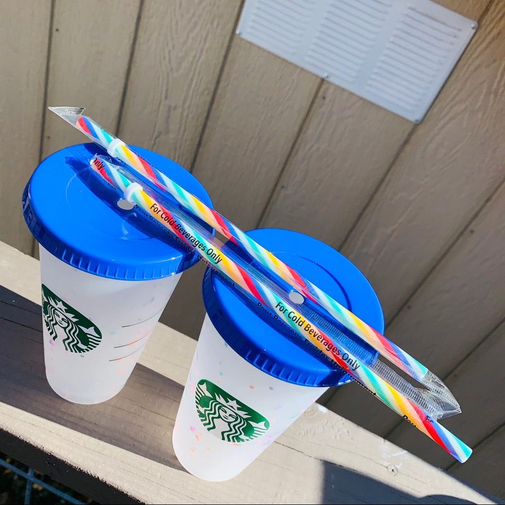 NEW Starbucks Confetti Color Changing Reusable Cup - Picture 3 of 11